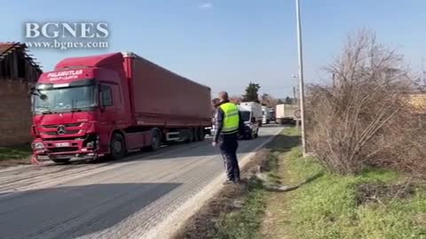 Верижна катастрофа на пътя Русе - Велико Търново