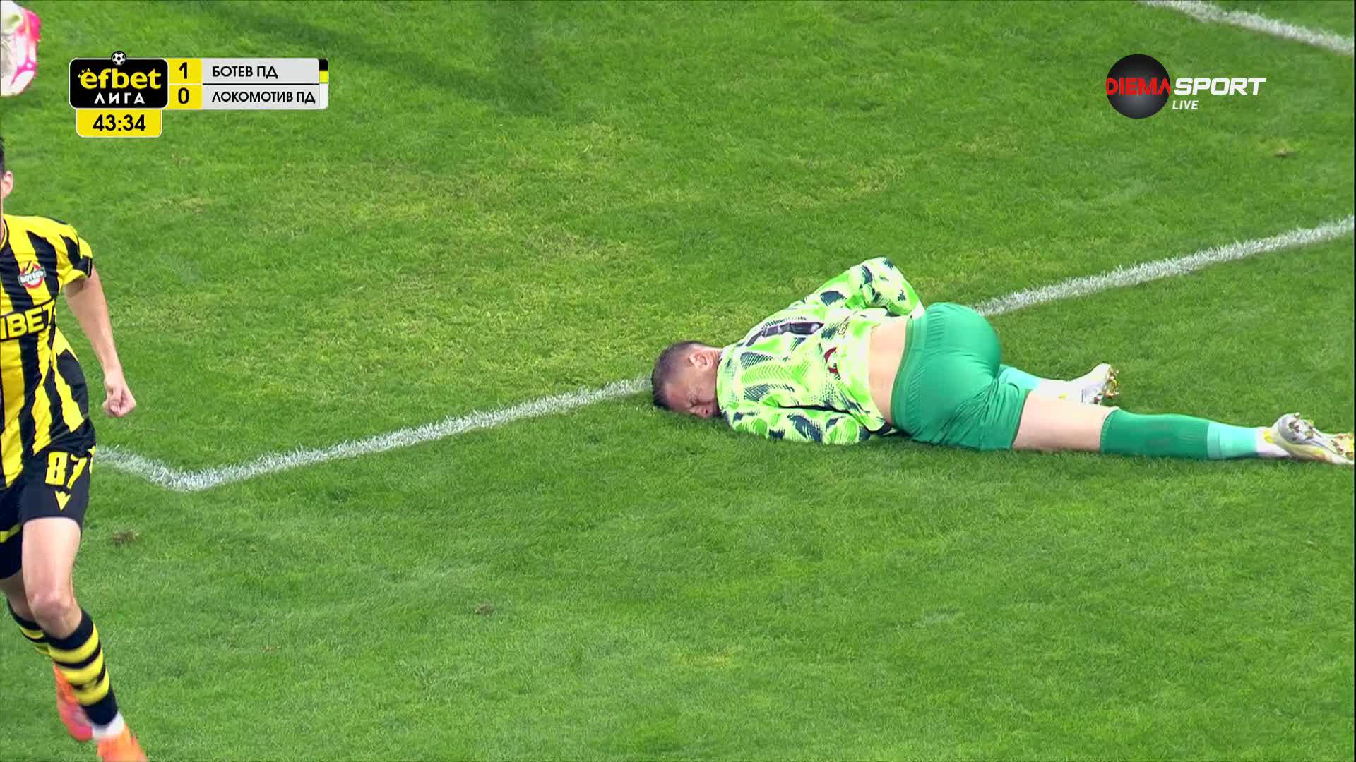 Ботев Пд - Локомотив Пд 2:0 /първо полувреме/