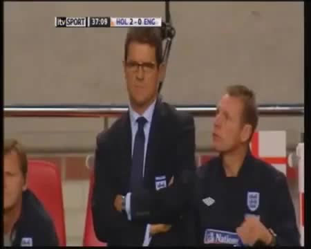12.08.09 Холандия 2:0 Англия *ван дер ваарт гол*