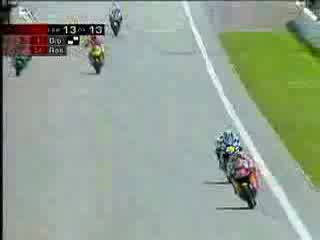 Valentino Rossi Vs Sete Gibernau In France