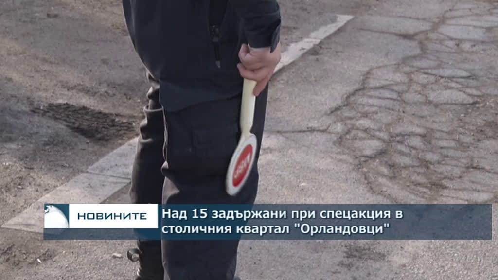 Над 15 задържани при спецакция в столичния квартал "Орландовци" (ОБНОВЕНА)