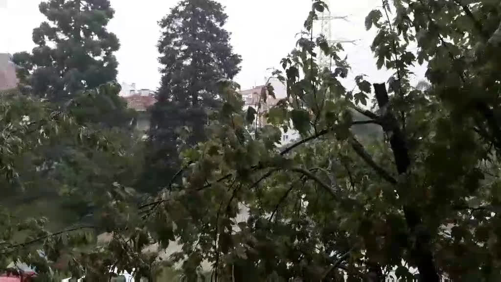 Силна буря в София