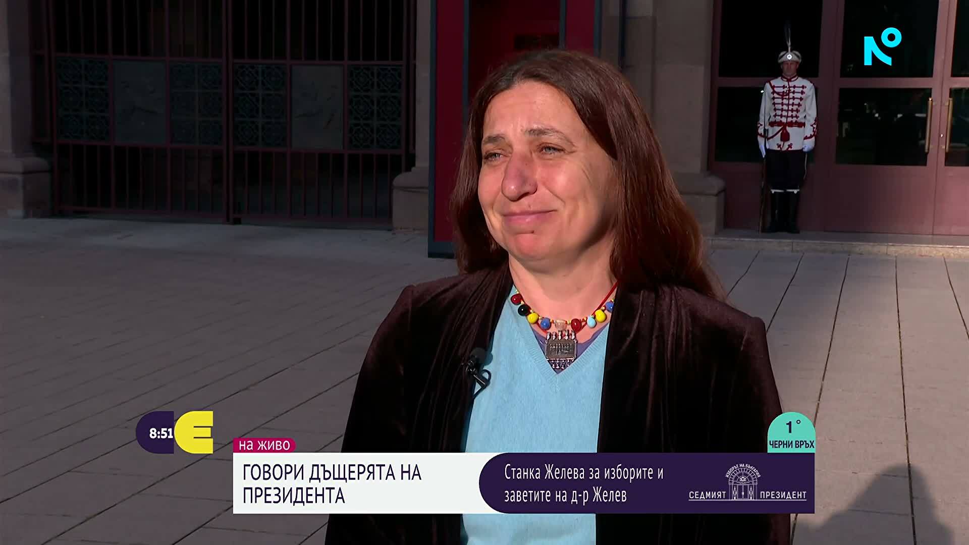 Станка Желева за заветите и изборите на нейния баща - д-р Желю Желев