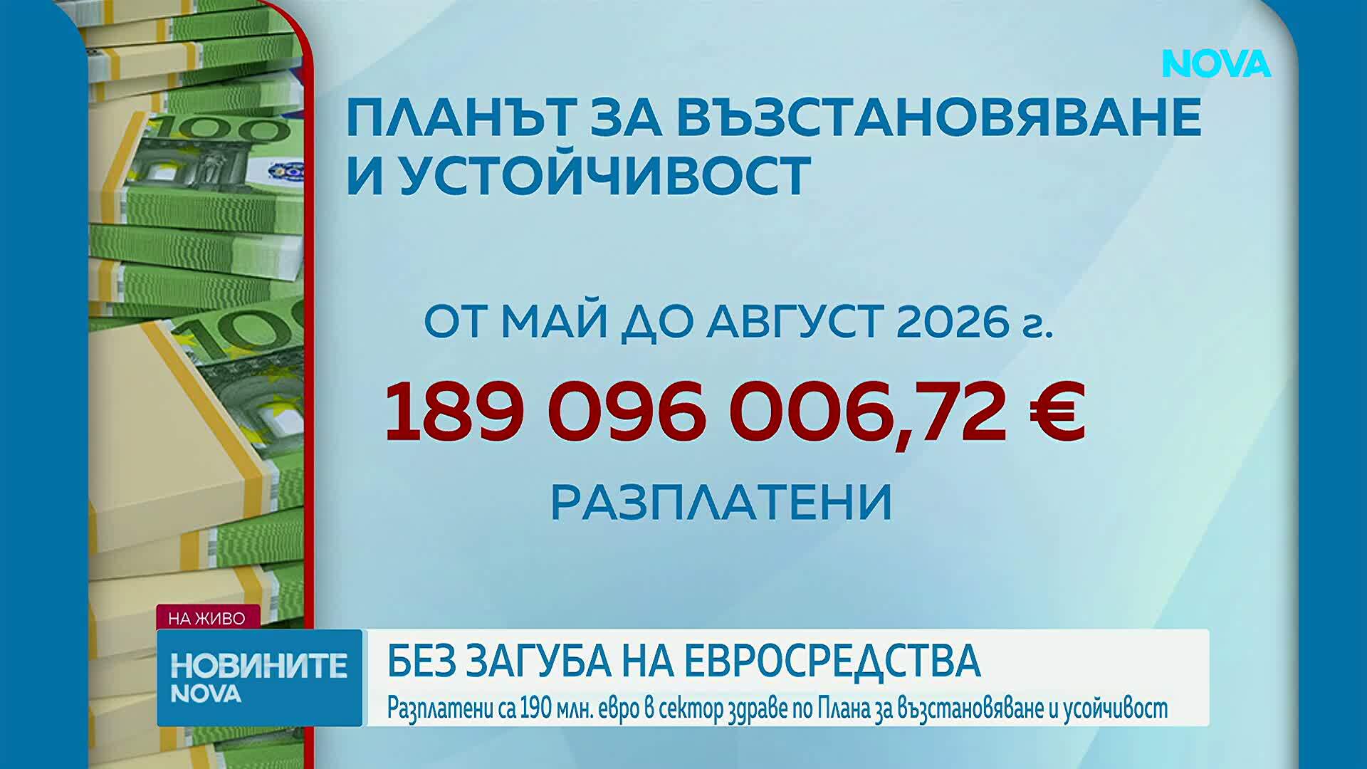 Здравният министър: Средствата по Плана за възстановяване и устойчивост няма да бъдат загубени