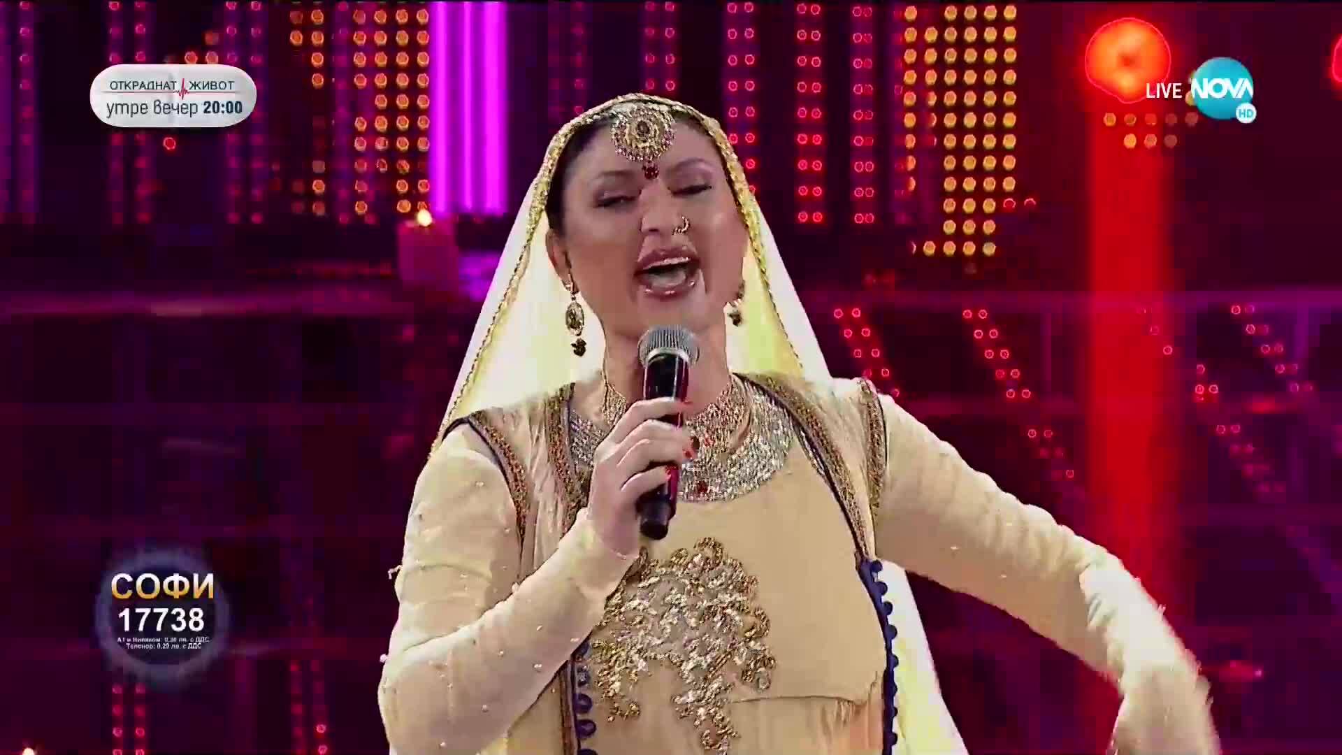 Софи Маринова като Aishwarya Rai - „Salaam” | Като две капки вода