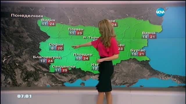 Прогноза за времето (29.05.2017 - сутрешна)