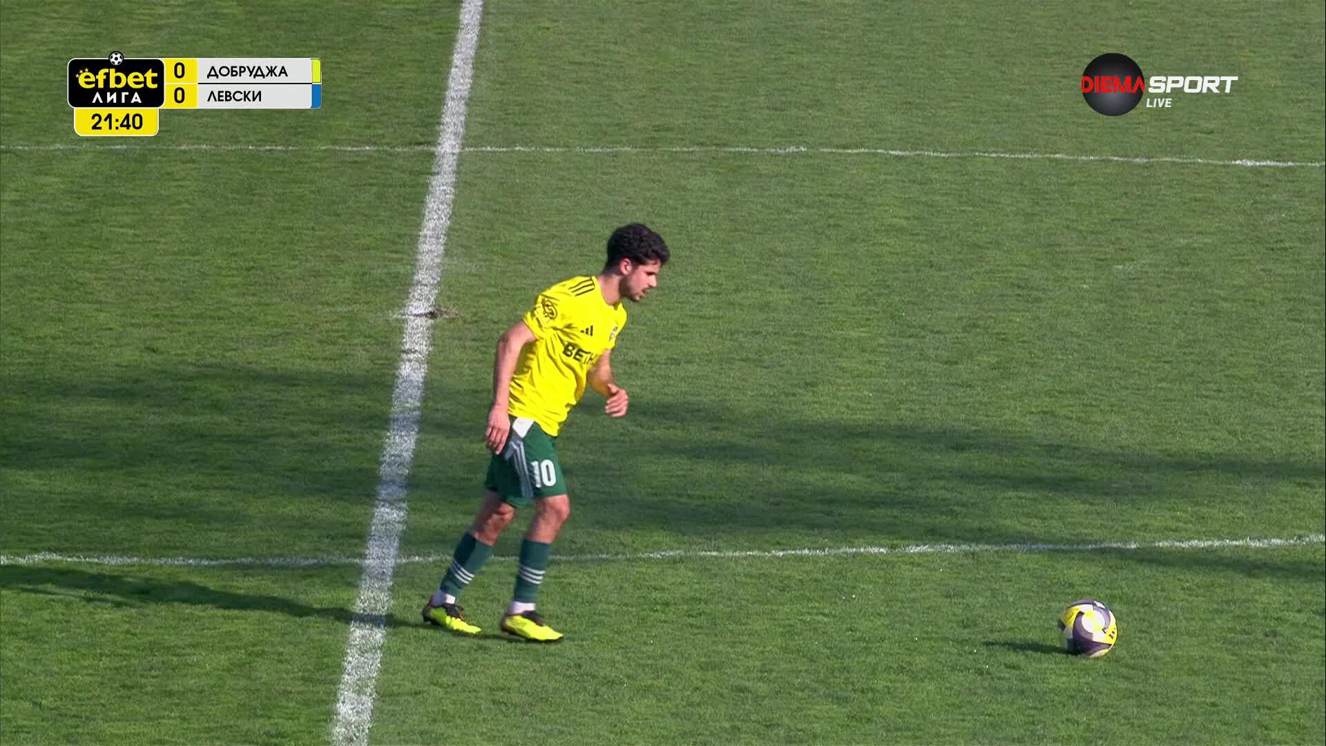 Добруджа - Левски 0:0 /първо полувреме/