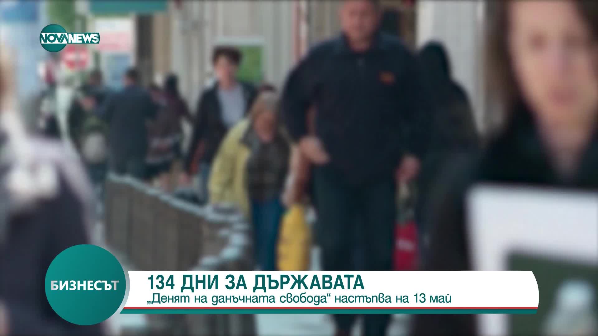 134 дни работа за държавата: „Денят на данъчната свобода” настъпва на 13 май