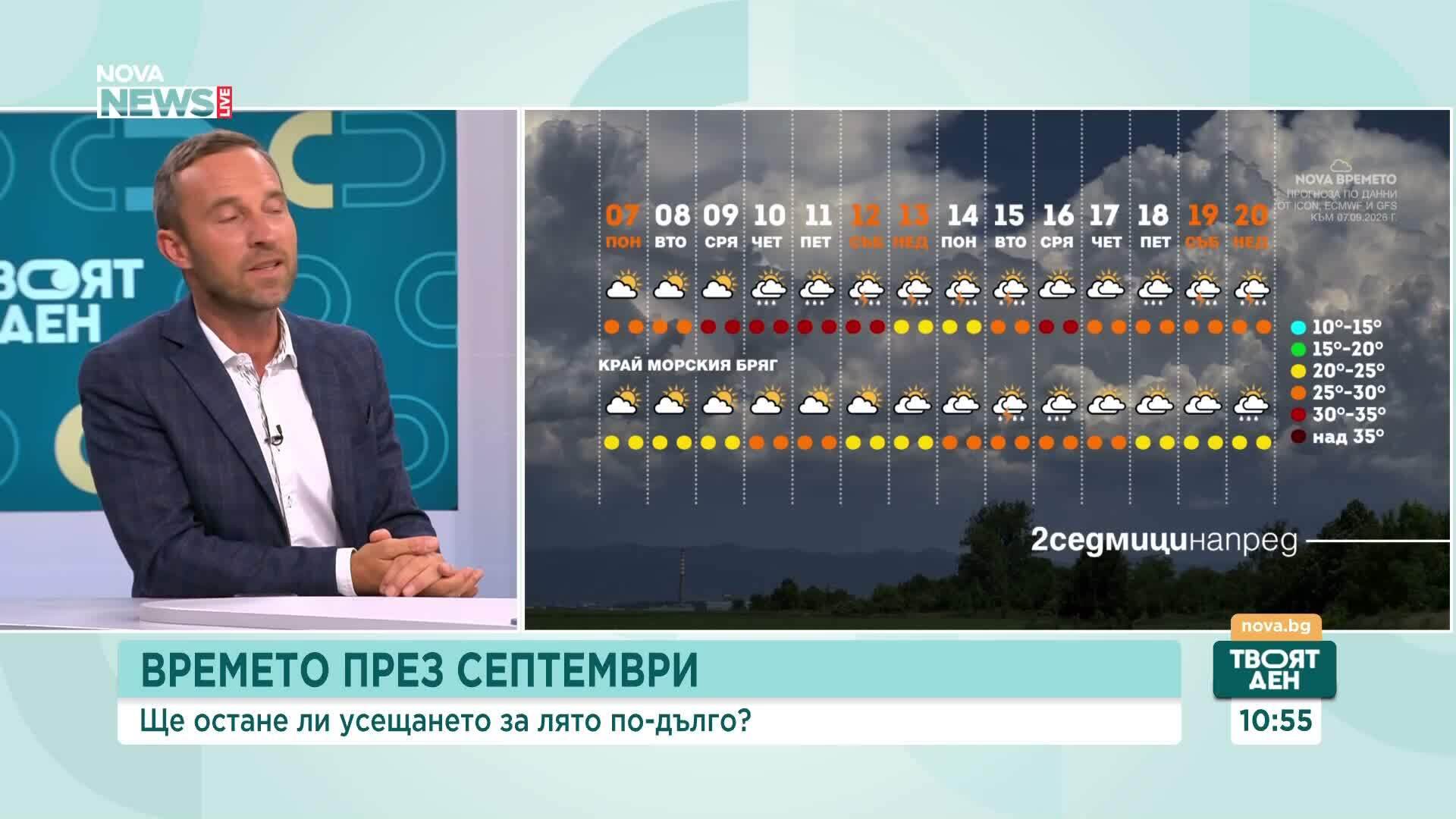 Какво ще е времето през септември
