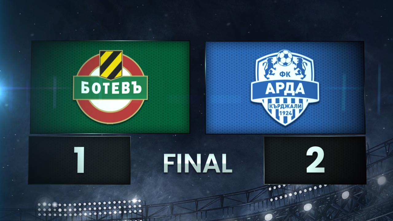 Ботев Пд - Арда 1:2 /разширен репортаж/