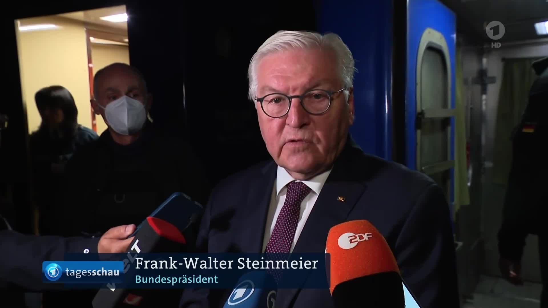 Изненадващо посещение на германския президент Франк-Валтер Щайнмайер в Киев