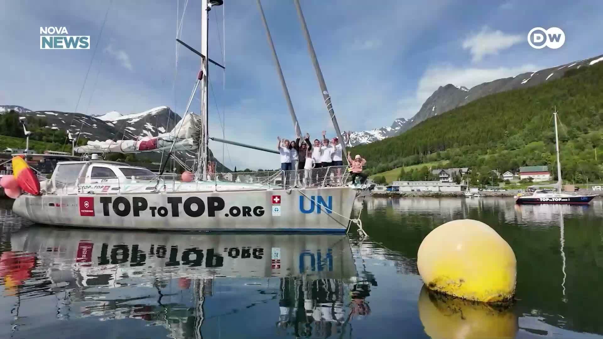 Швейцарско семейство с 6 деца живее на платноходка и обикаля световните океани