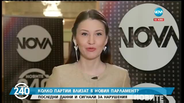 При обработени 68% протоколи: ГЕРБ – 33%, БСП – 27%