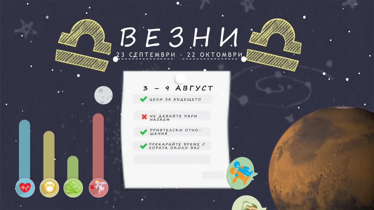 Седмичен хороскоп (3 - 9 август): Везни