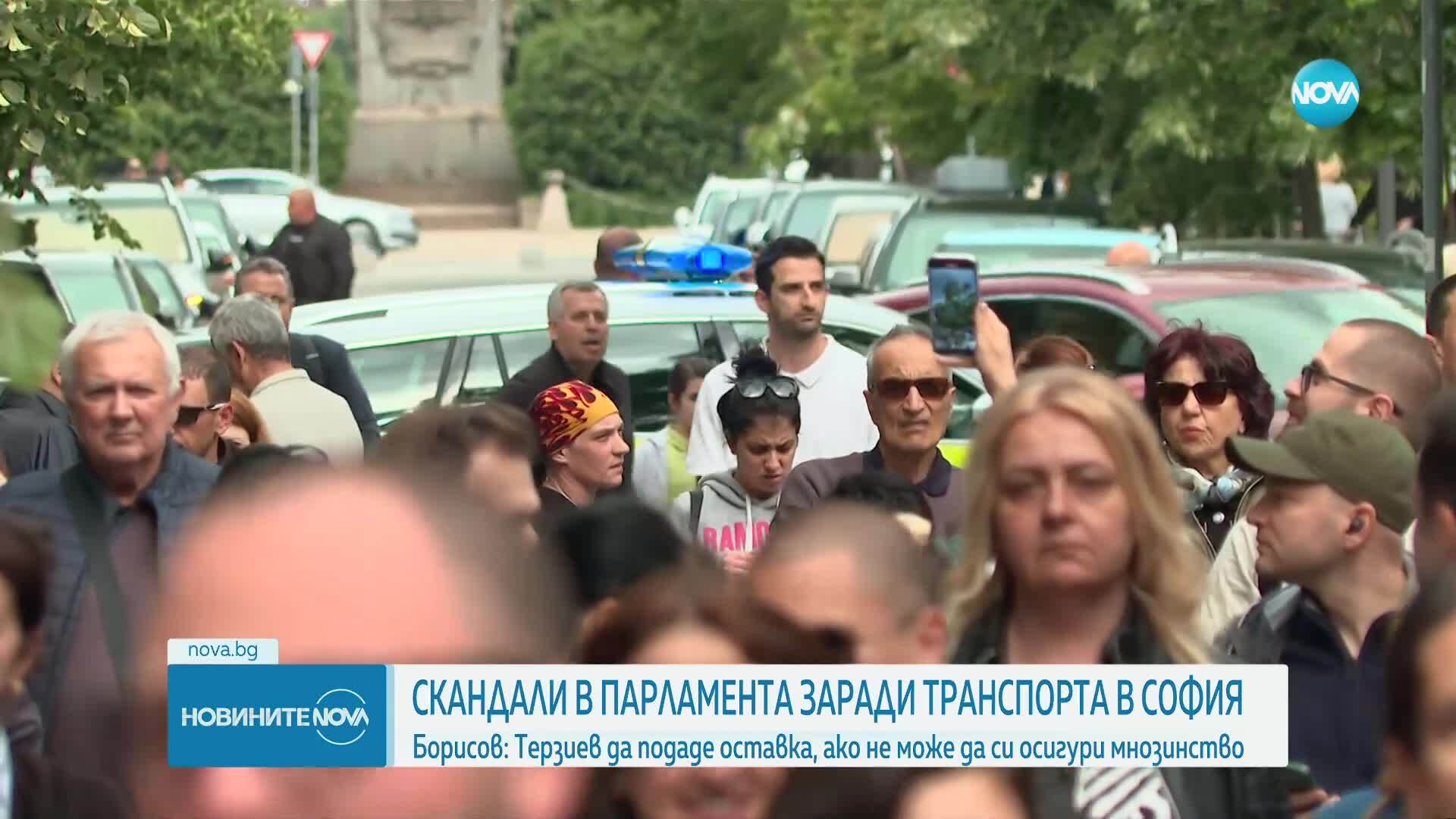 Скандали в парламента заради транспорта в София: Борисов поиска оставката на Терзиев