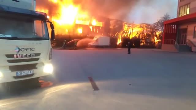 Голям пожар в София