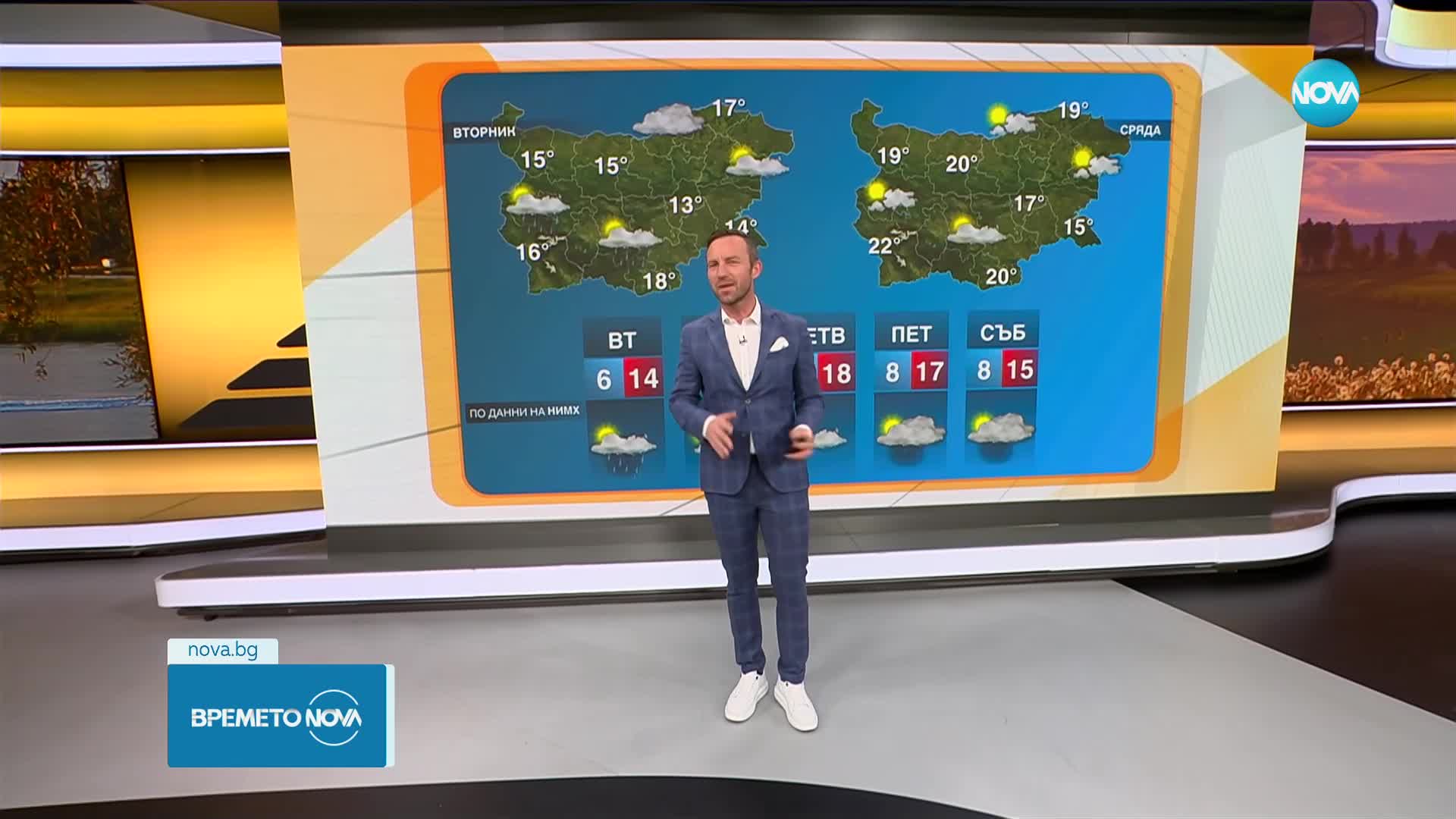 Прогноза за времето (14.04.2025 - сутрешна)
