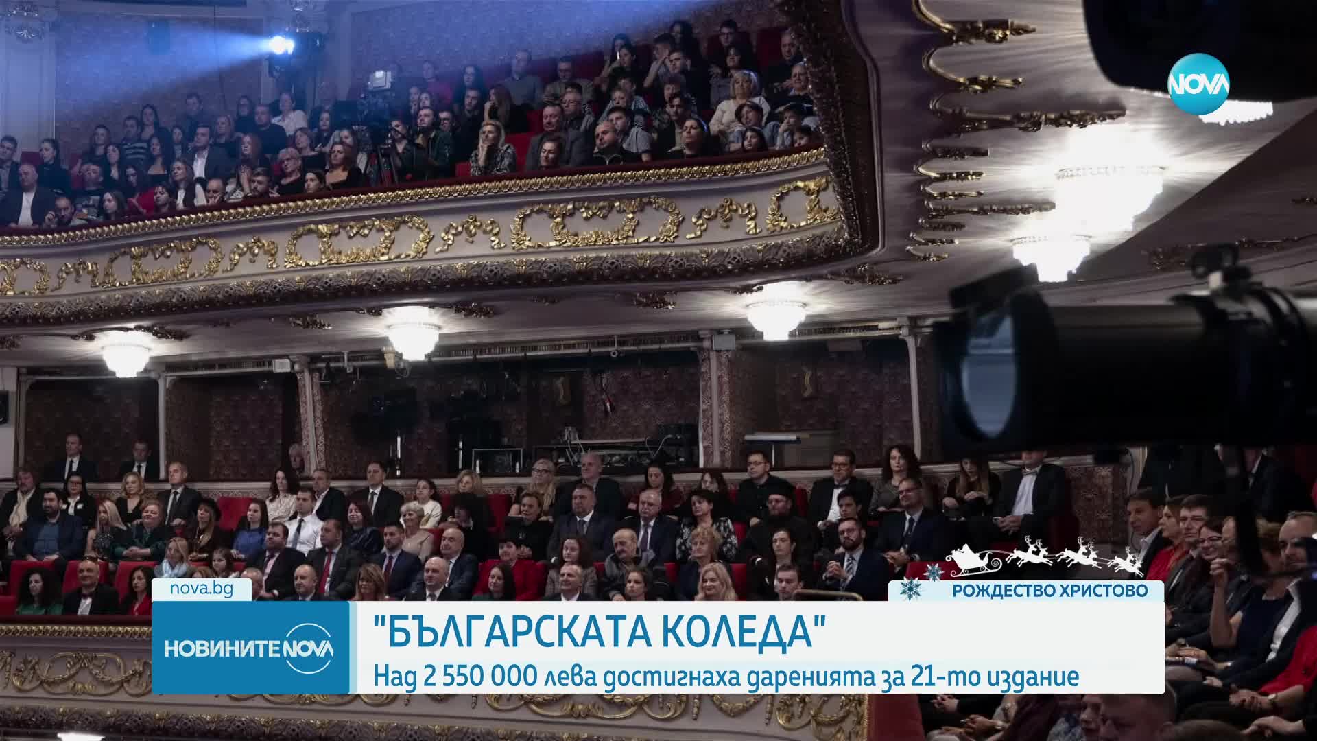 Над 2 550 000 лева достигнаха даренията за „Българската Коледа”