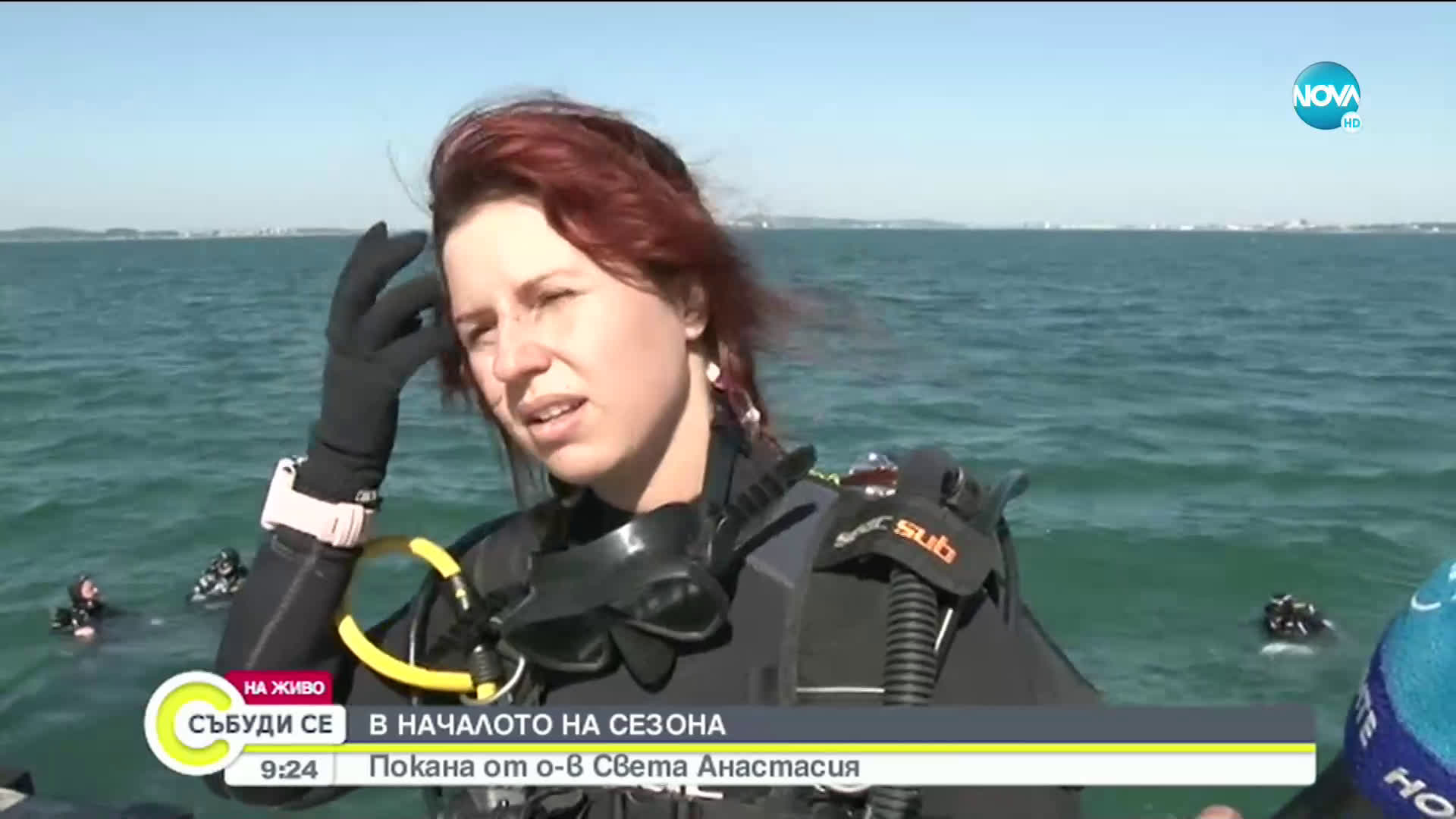 Водолази чистят морското дъно край остров Света Анастасия