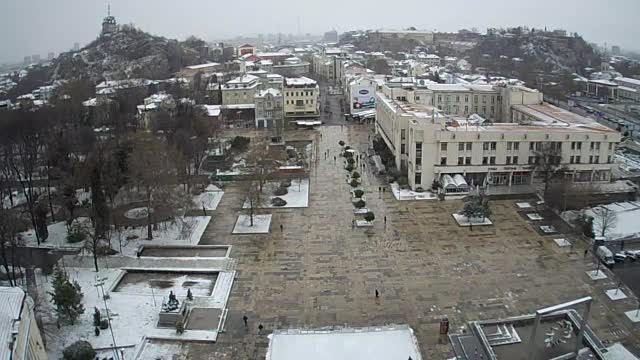 Сняг и в Пловдив