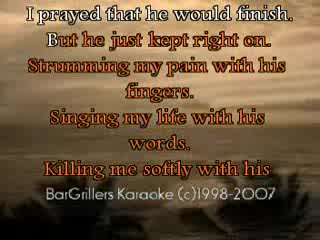 Killing Me Softly - The Fugees Karaoke