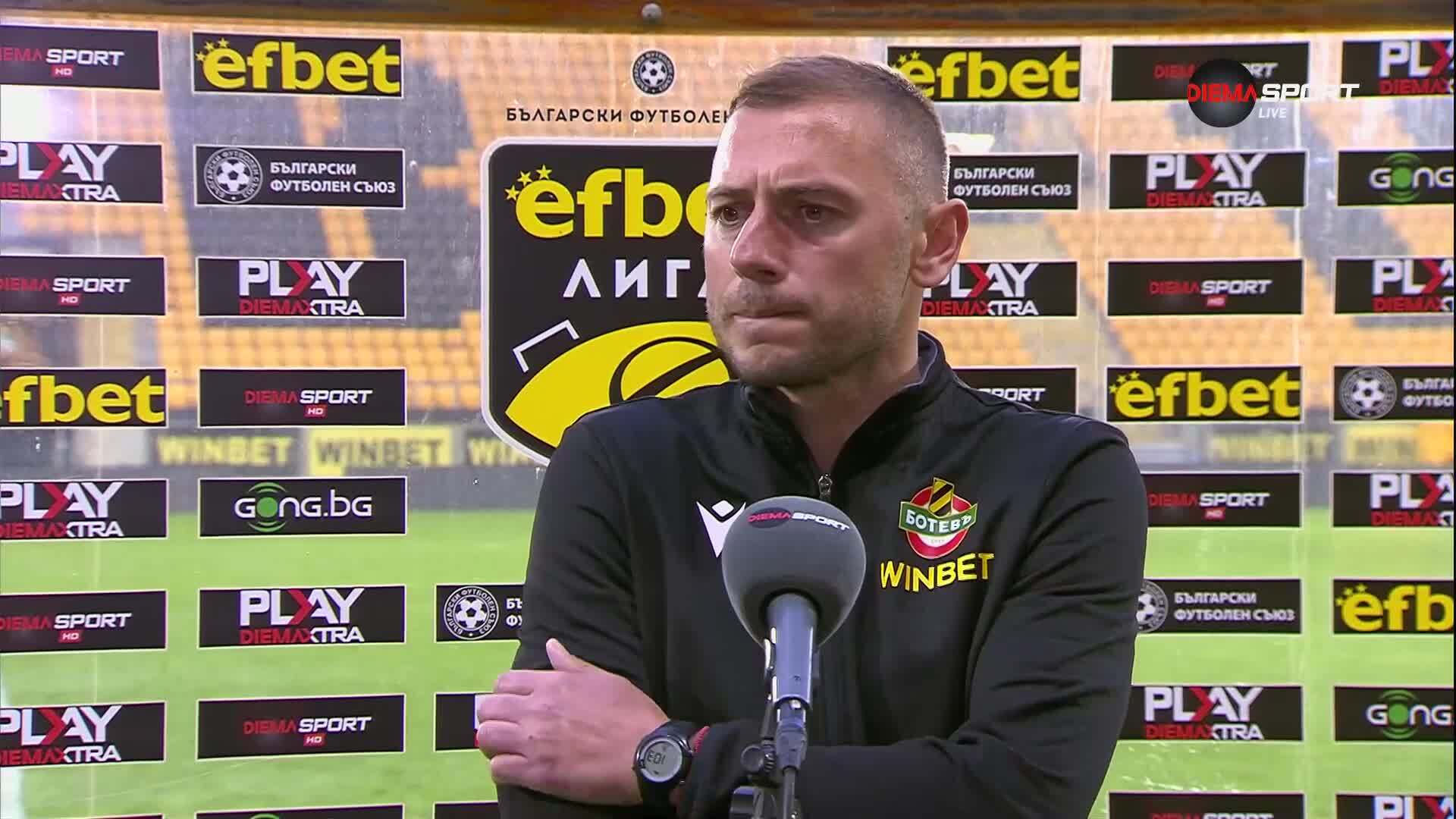 Лъчезар Балтанов след Ботев Пловдив - Спартак Варна