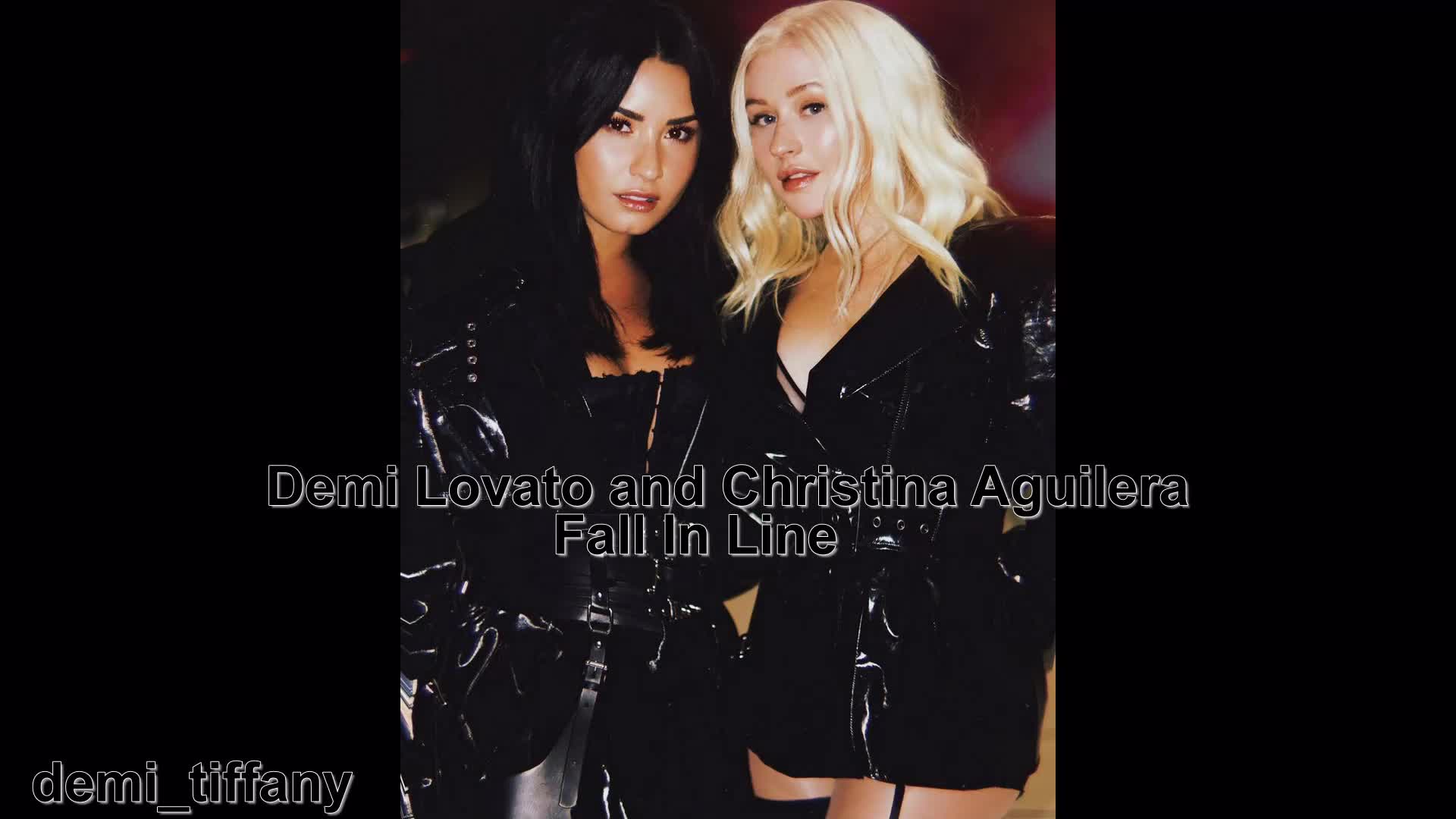 Christina Aguilera and Demi Lovato - Fall In Line + Превод!
