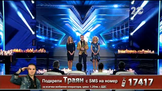 Траян Костов - X Factor Live (04.11.2014)