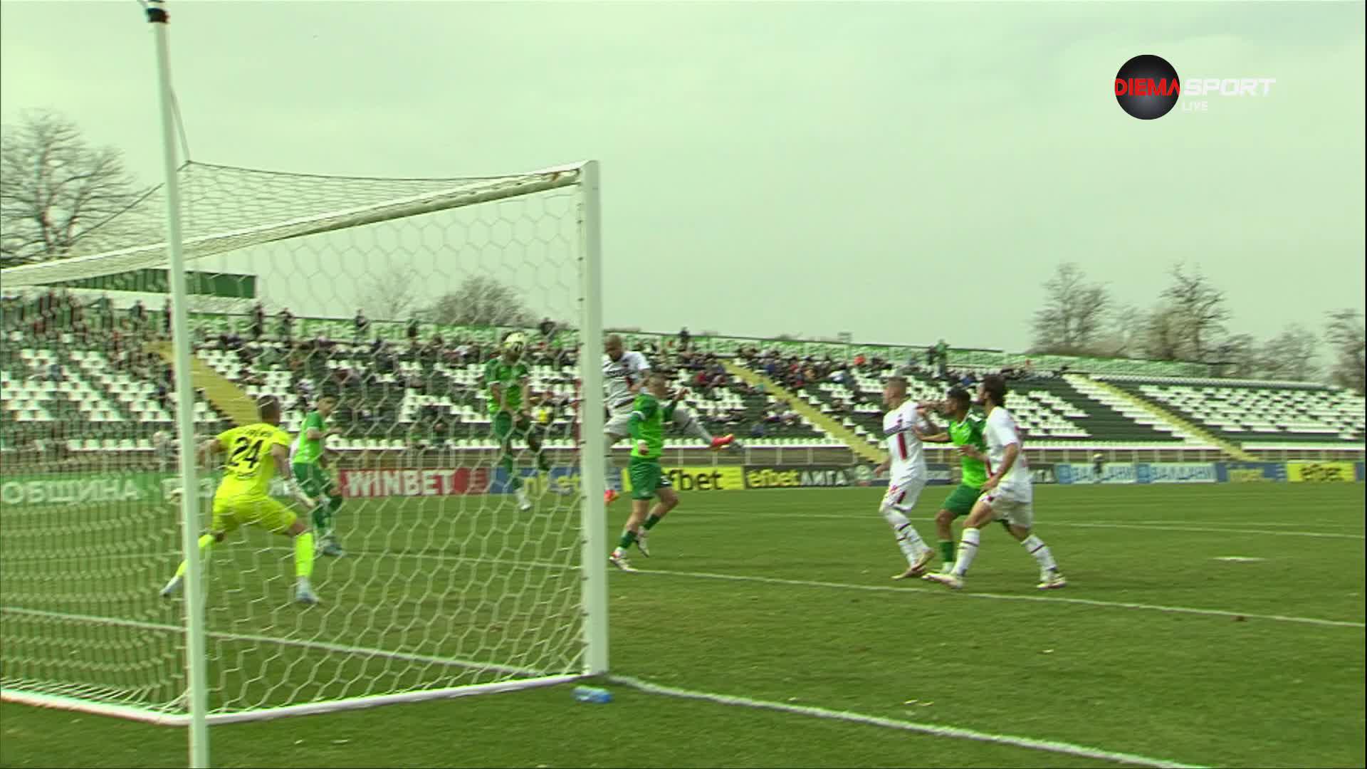 Хебър - Локомотив София 1:0 /първо полувреме/