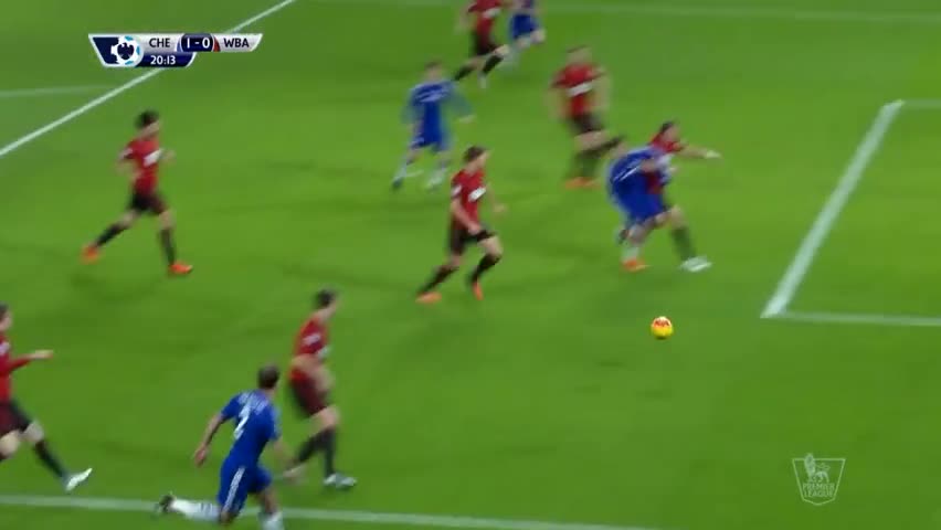 Челси - Уест Бромич 2:2, Премиърлийг, 21-и кръг