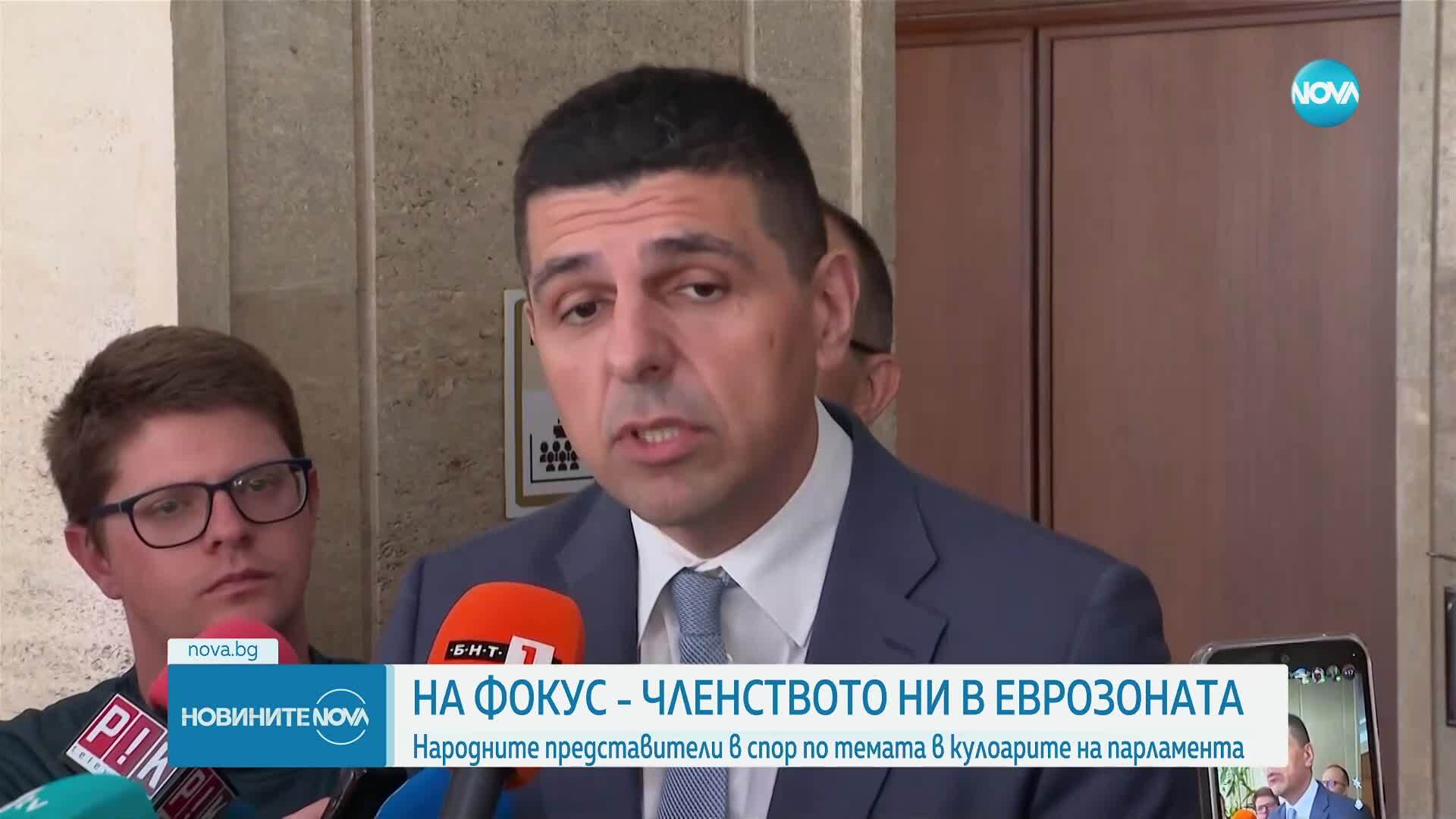 Депутатите в спор по темата за България и еврото в кулоарите на парламента