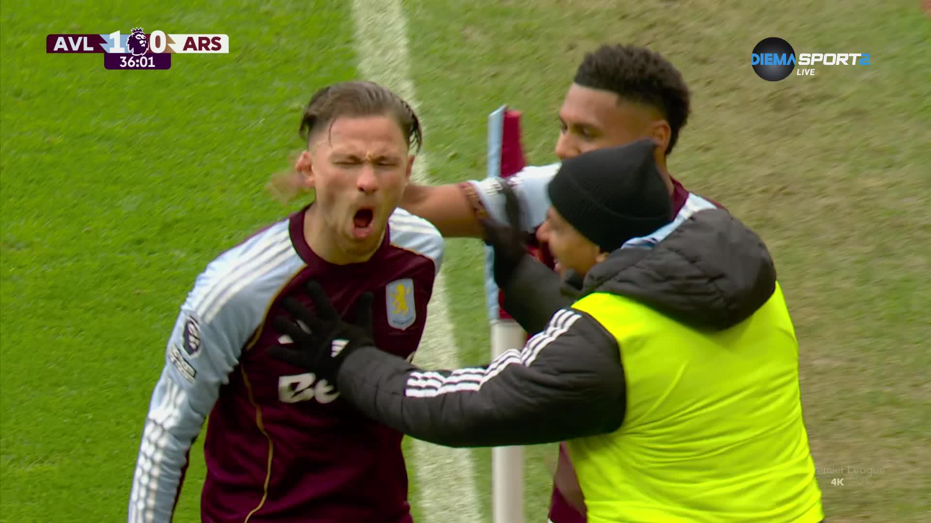 Goal by Aston Villa