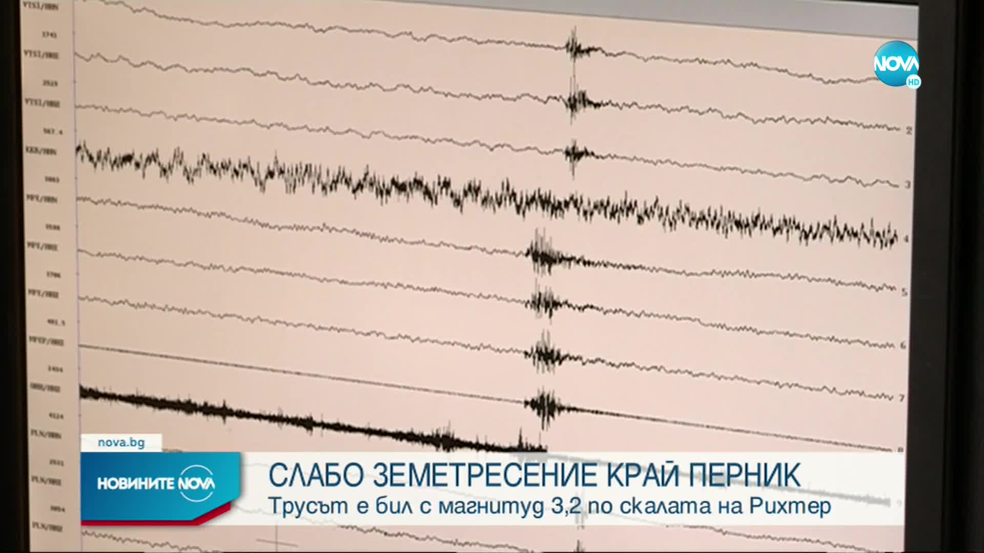 Земетресение край Перник