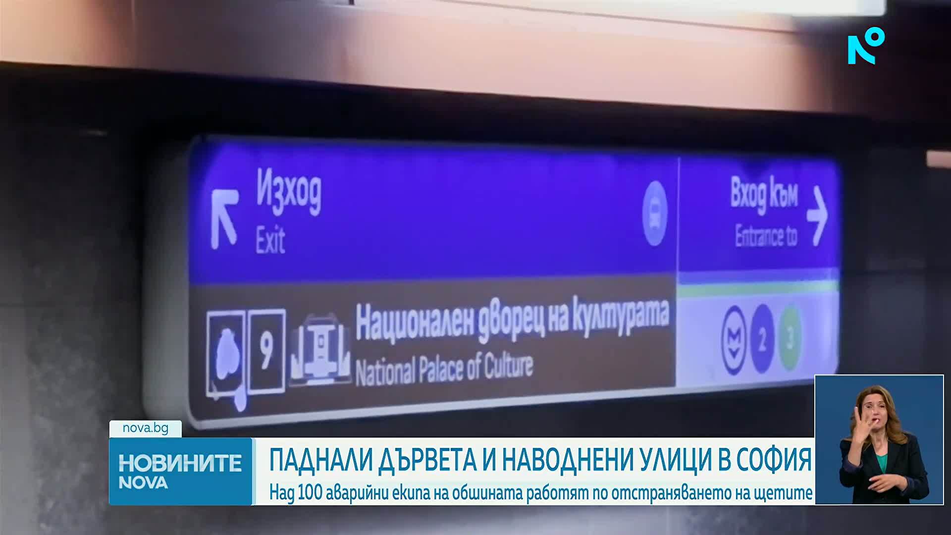 Силна буря връхлетя София: Паднали дървета, градушка, наводнения и квартали без ток