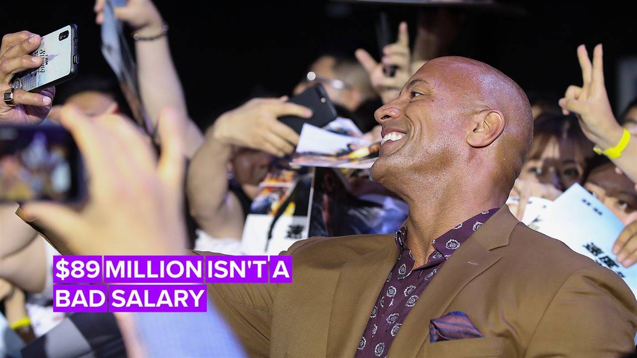 Dwayne Johnson finally earns top spot as Forbes' highest-paid actor