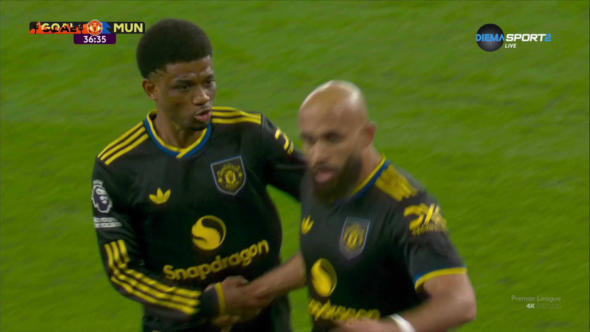 Arsenal vs. Manchester United - 1st Half Highlights