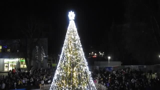 "Моята новина": Коледната елха в Разград грейна!