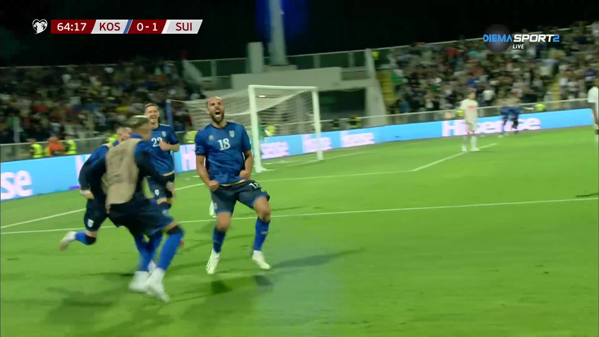 Косово - Швейцария 2:2 /репортаж/