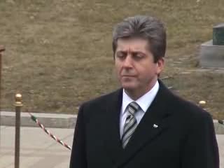 Президента Първанов посрещна  унгарския си колега