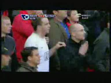 Macheda Вкарва Победния Гол За Манчестър Юнайтед Срещу Астън Вила 05.04.09!!!