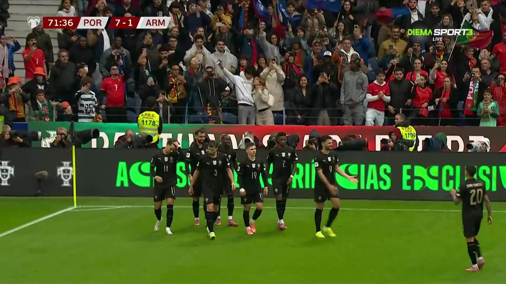 Хеттрик на Бруно Фернандеш срещу Армения