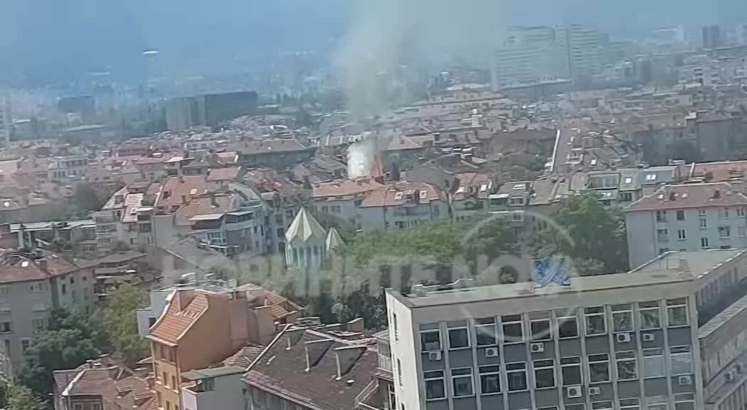 От "Моята новина": Пожар в София