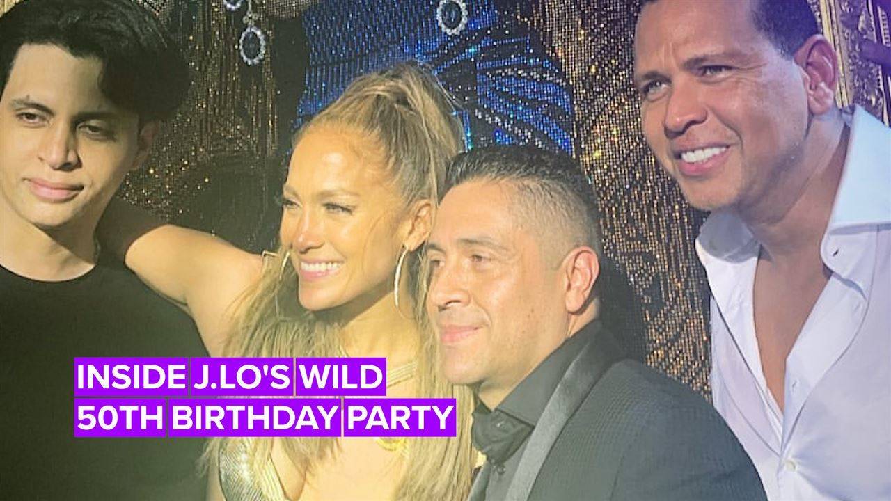 J.Lo had the most J.Lo-esque Miami birthday party