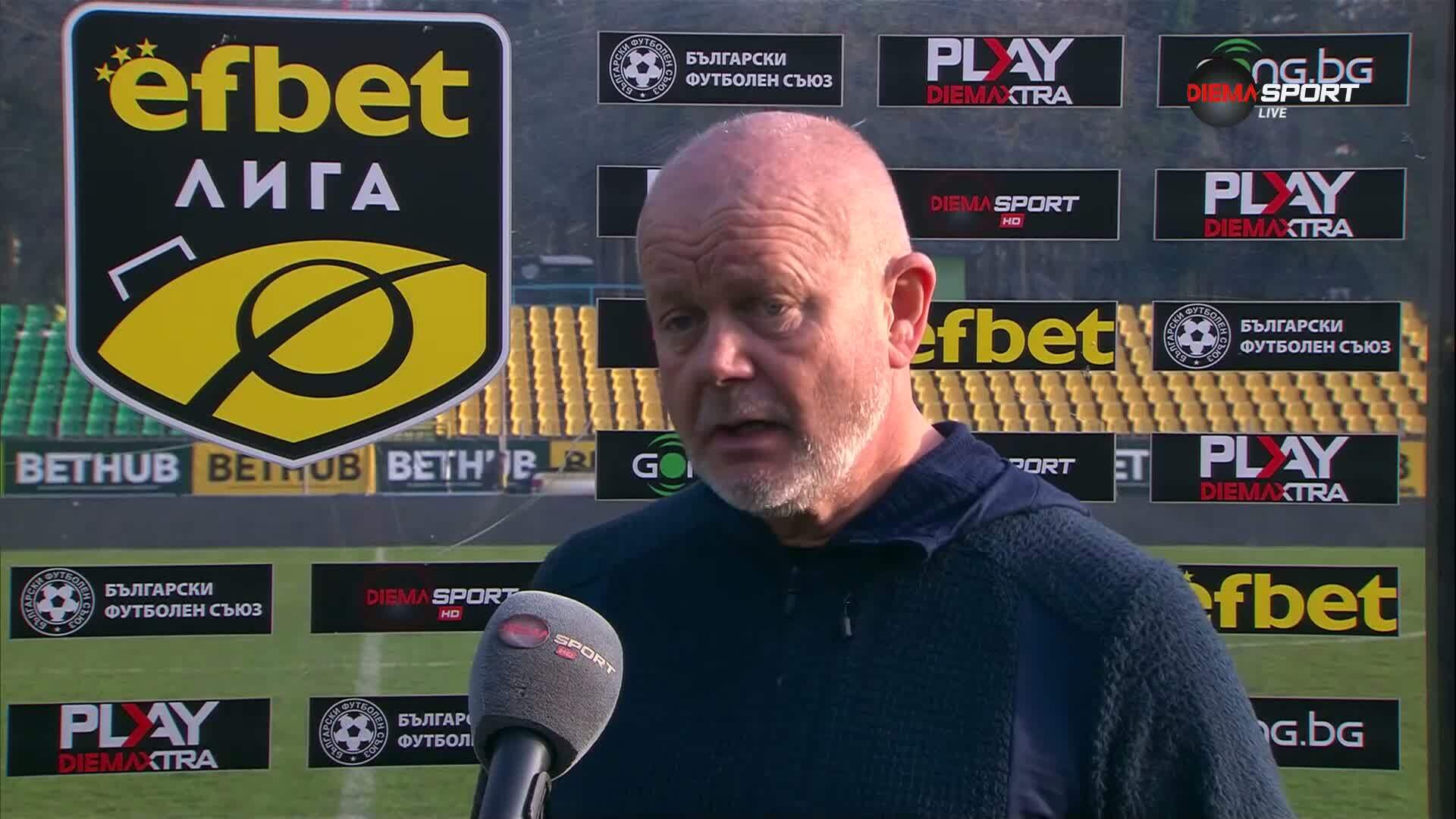 Пер-Матиас Хьогмо след победата на Лудогорец срещу Добруджа