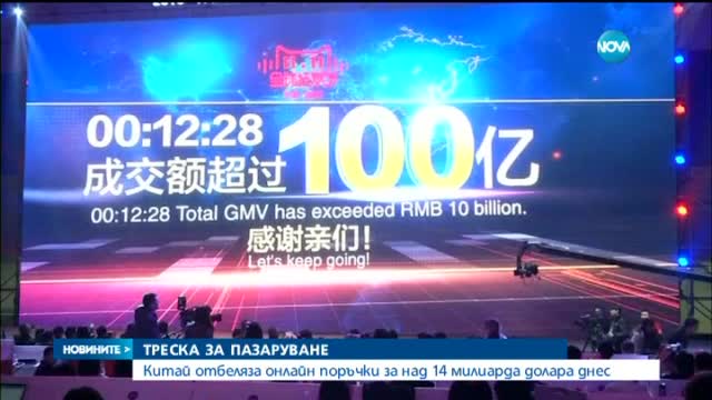 Китай отбеляза рекорд по онлайн поръчки