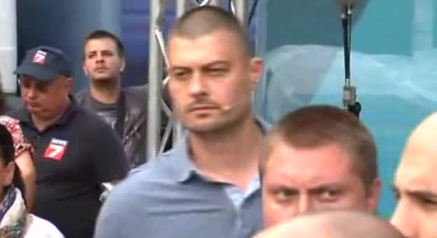 Неизлъчвани кадри от Благоевград- Бареков е ка-ут 14.06.2013