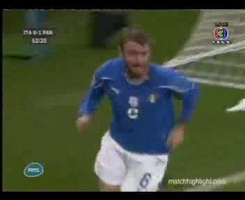 World Cup Италия - Парагвай 1:1 