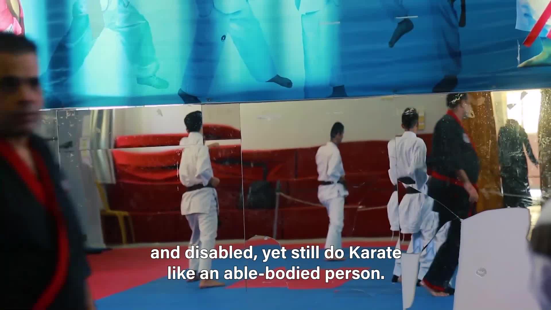 Finding hope in Gaza with karate