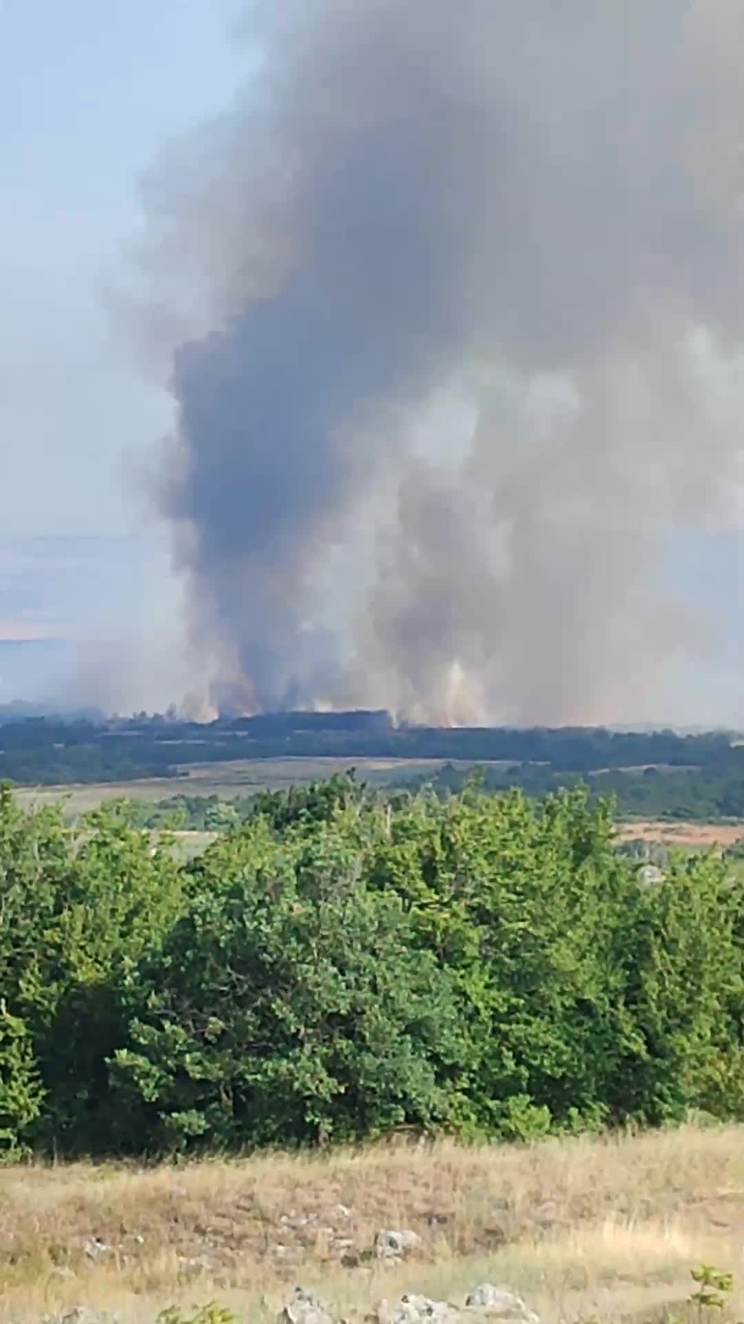 Пожар в с. Слънчево
