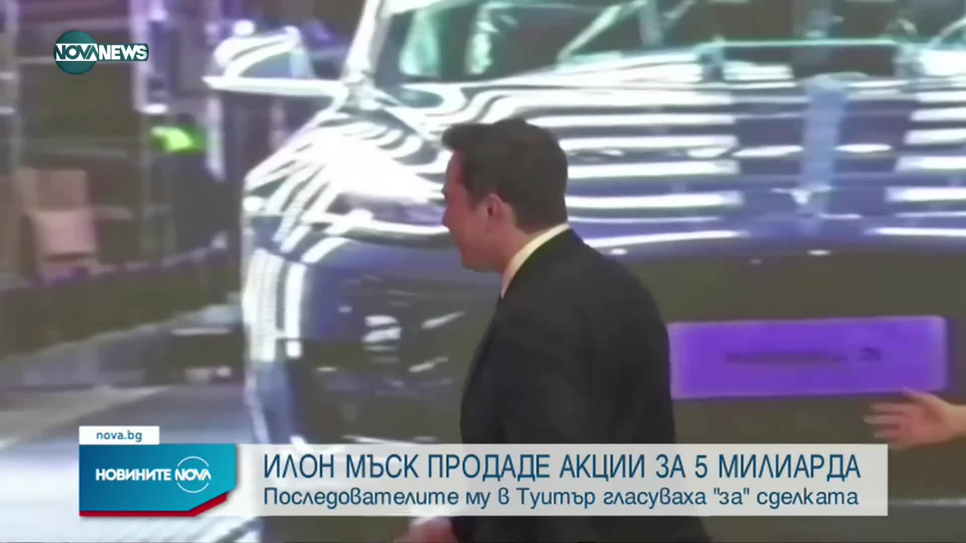 След анкетата: Мъск продаде акции от Tesla